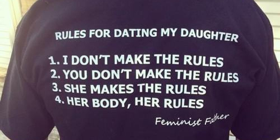 t shirt rules for dating my daughter kopen